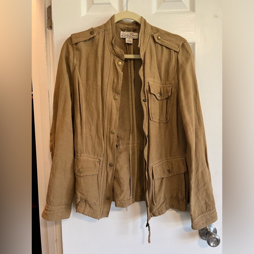 Lucky Brand tan jacket, XS